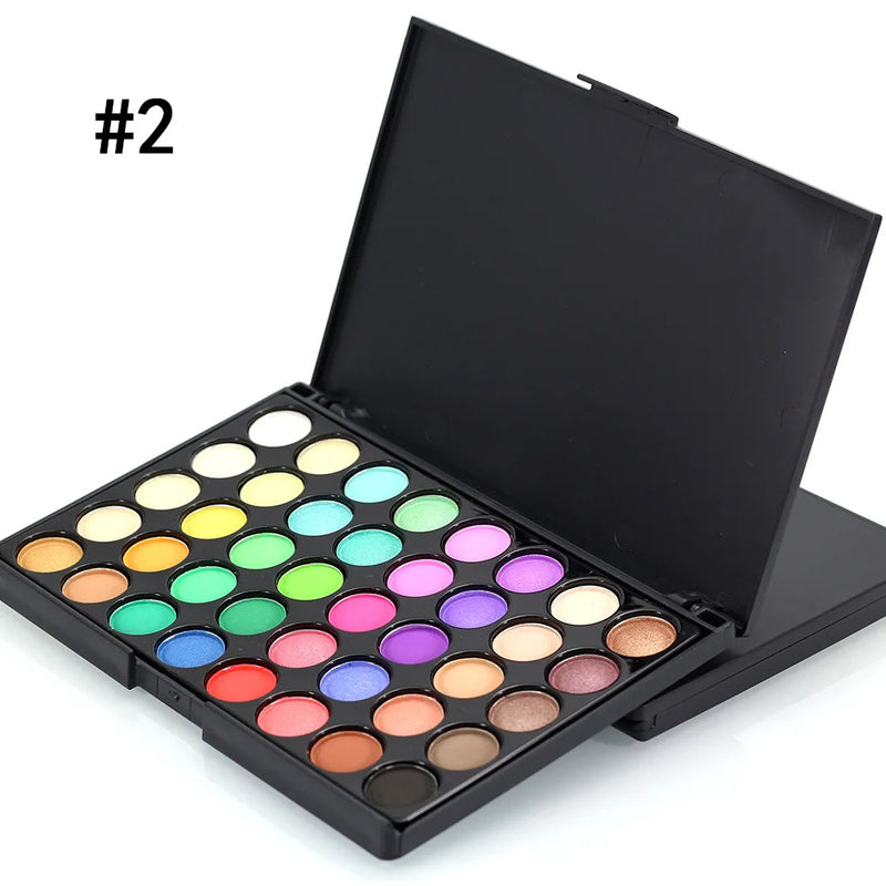 Professional 40 colors Matte Color Pigments Make Up Eye Shadow Glitter Matte Waterproof Makeup Eyeshadow Nude Palette